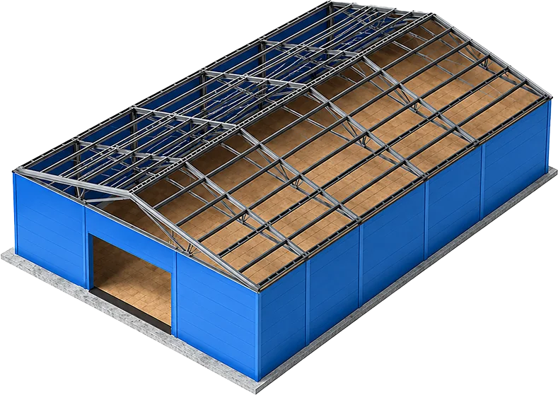 Быстровозводимые здания на основе стальных каркасов